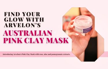 Find Your Glow With Arvelon's Pink Clay Mask