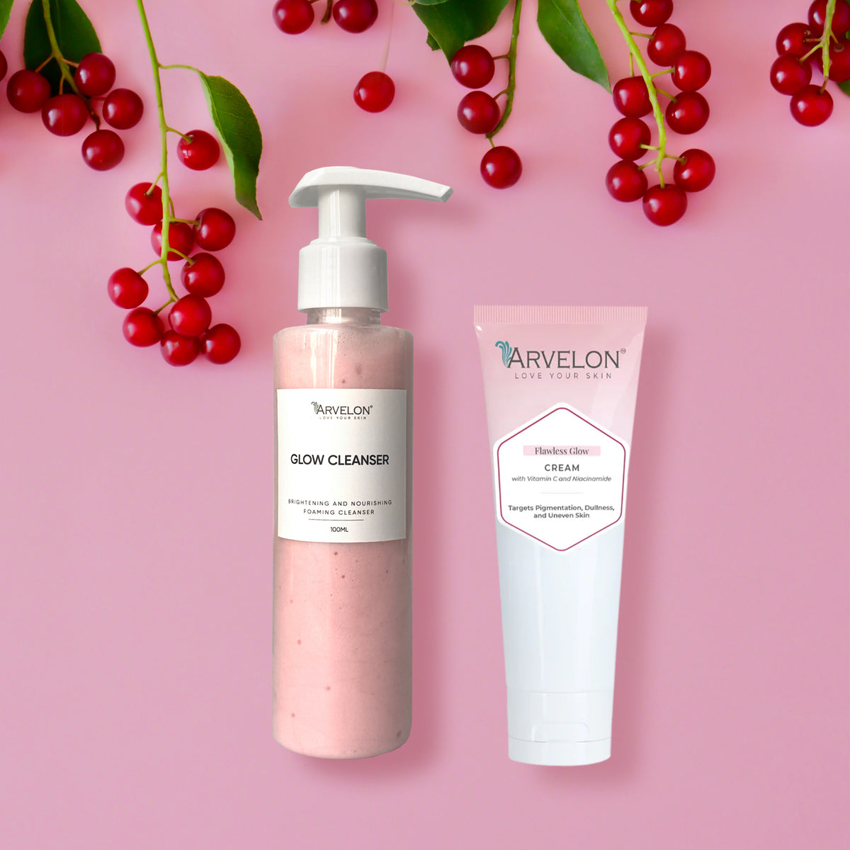 Radiant glow bundle for instant skin brightness