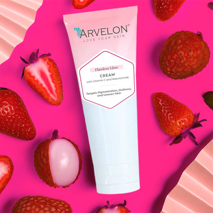 Glow cream with niacinamide, hyaluronic acid and brightening ingredients