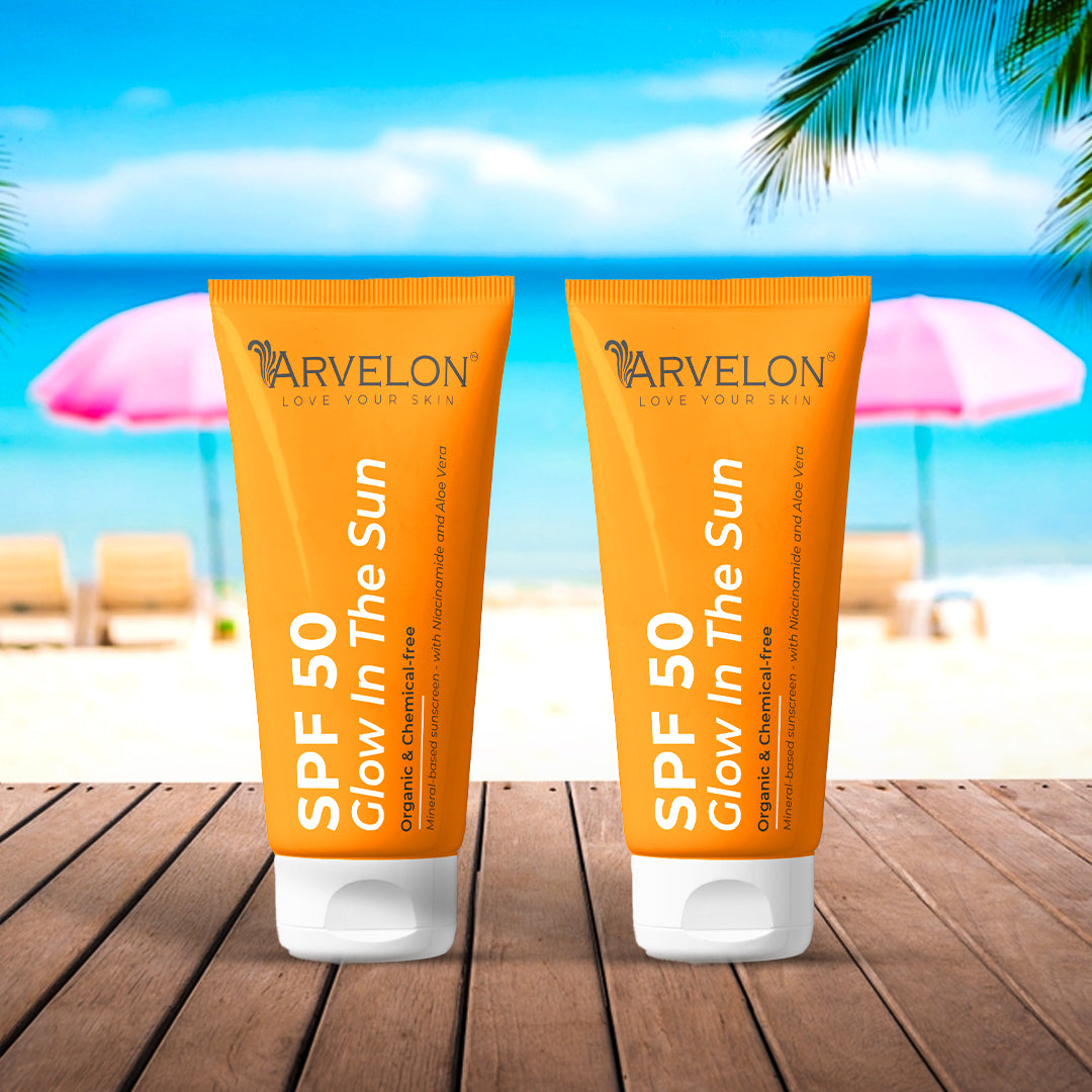 Glow in The Sun - SPF 50  (Pack of 2)