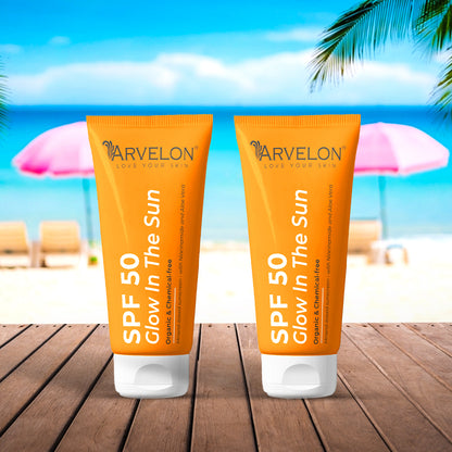 Glow in The Sun - SPF 50  (Pack of 2)