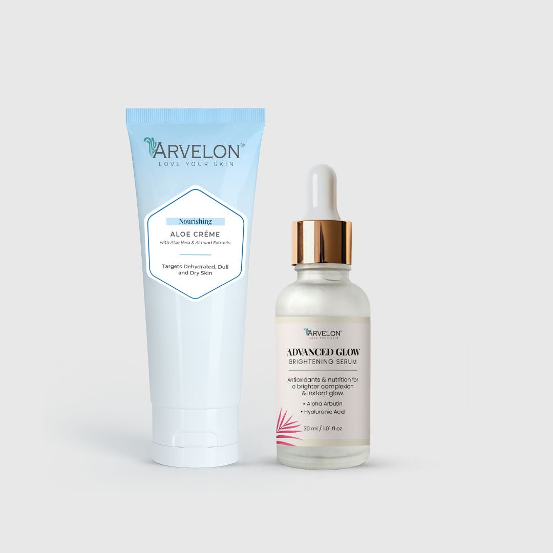 Nourishing Aloe Crème + Serum Brightening booster