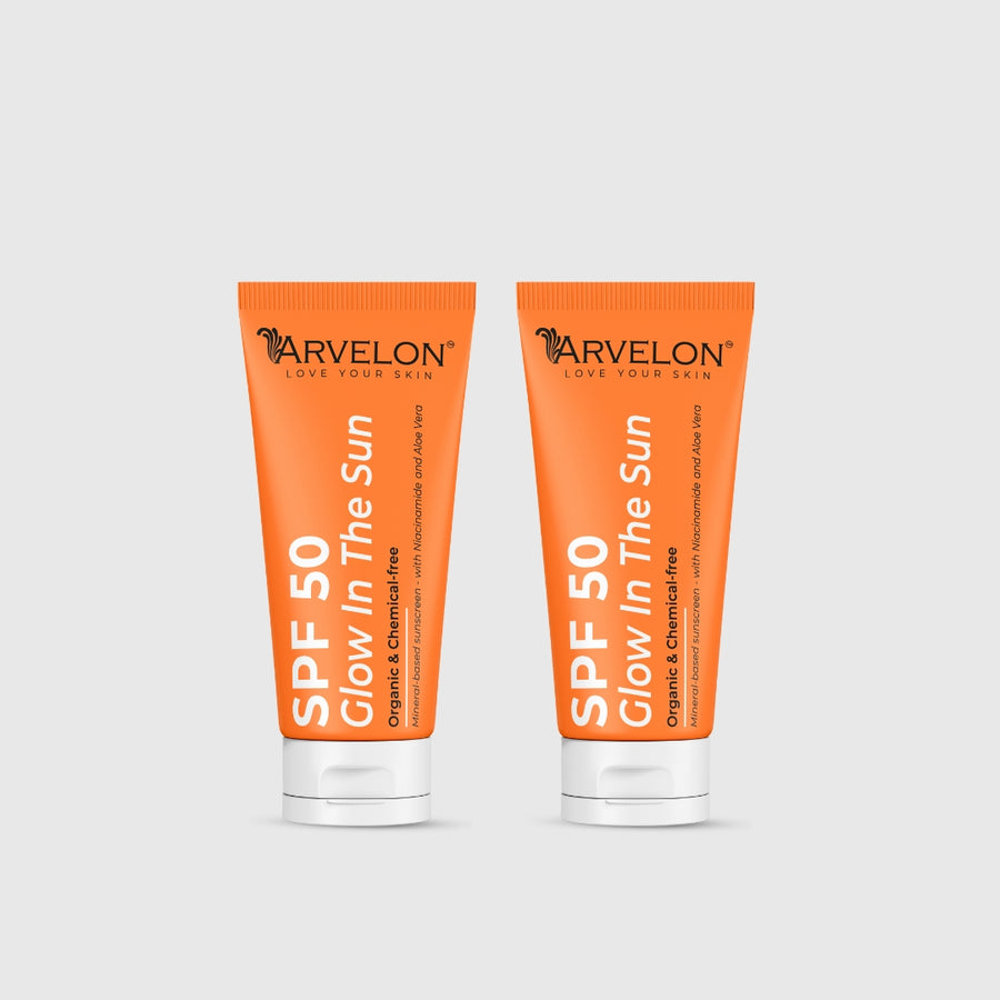 Glow in The Sun - SPF 50  (Pack of 2)